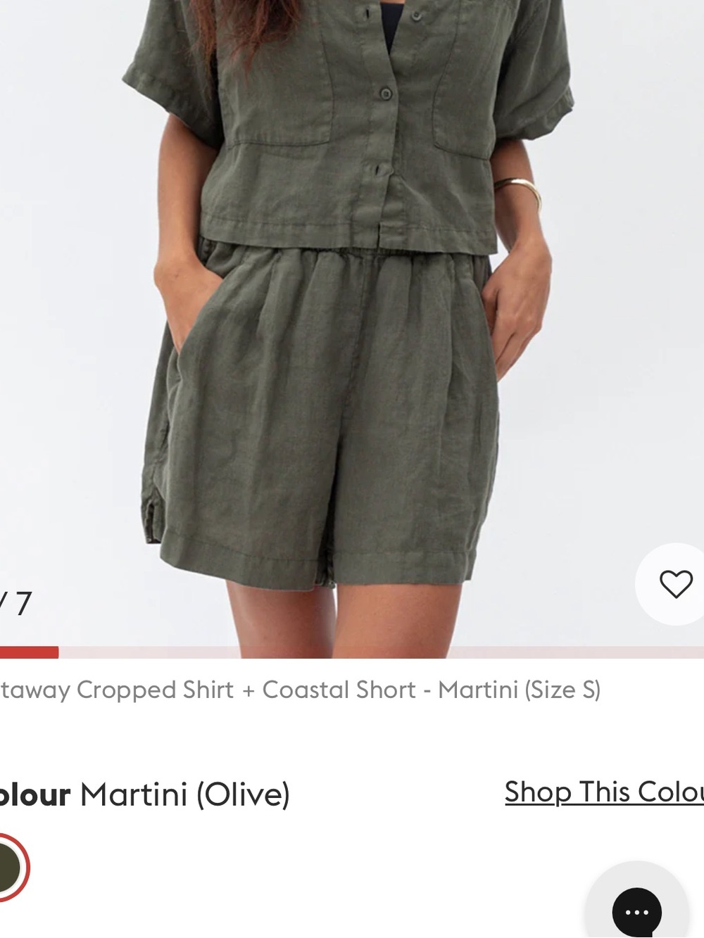 Left on Friday | Green coastal shorts